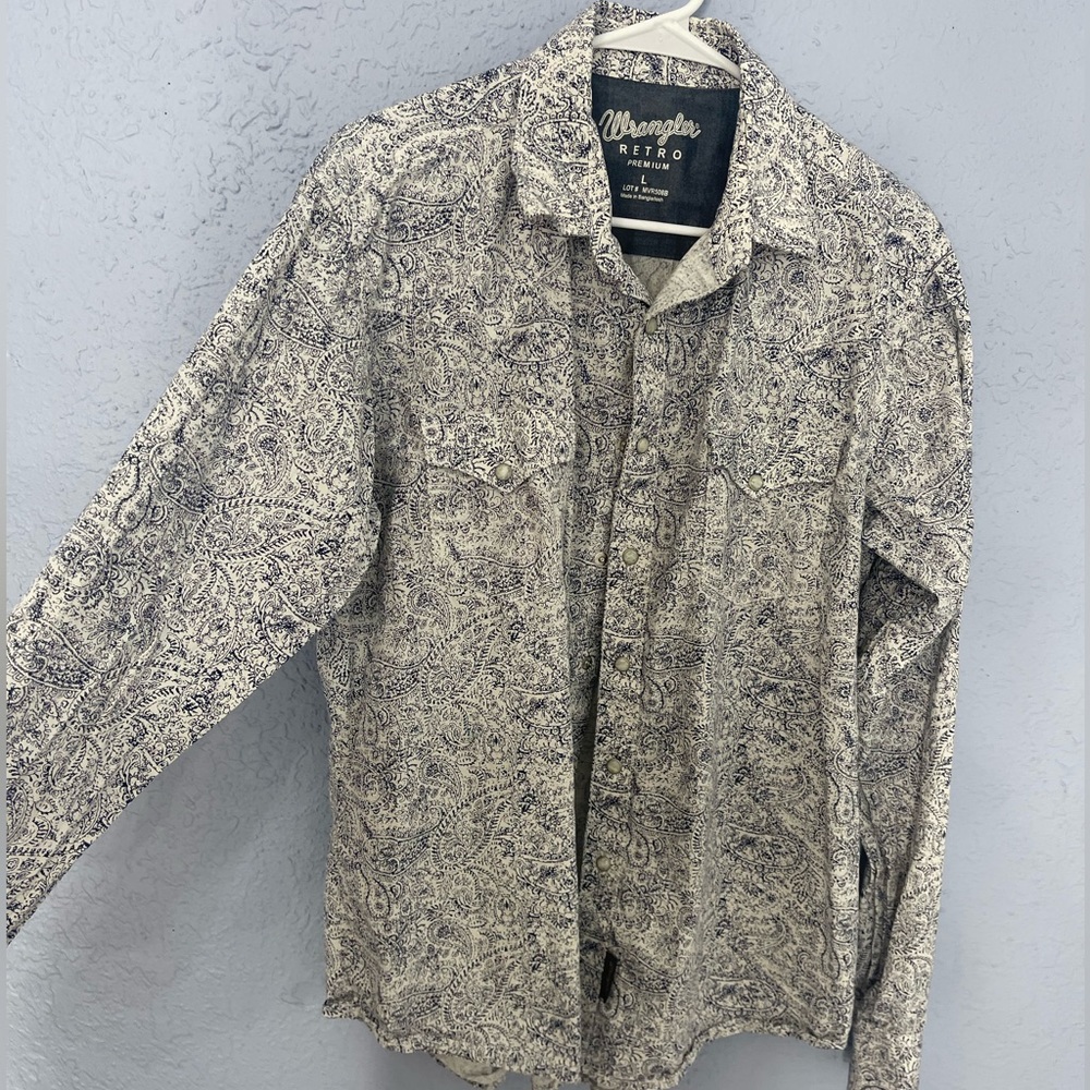 Mens Wrangler Long Sleeve